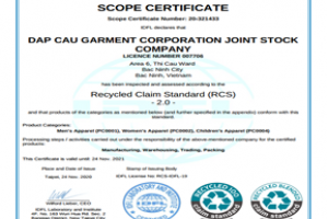 Chứng chỉ RCS