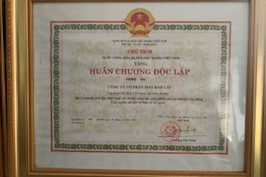 Huân chương Độc lập hạng nhì