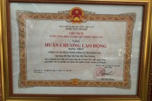 Huân chương Lao động hạng nhất
